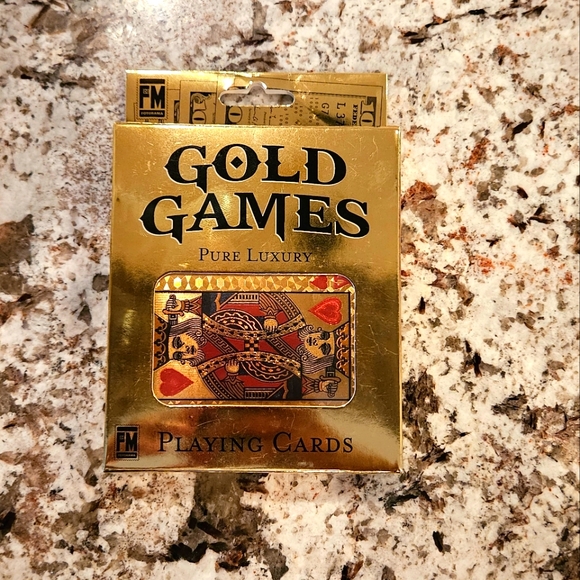 Gold Games luxury playing cards - Picture 4 of 4